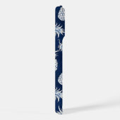 Tropical Pineapple with Name – Watercolor Style iPhone Hoesje (Rechterkant)