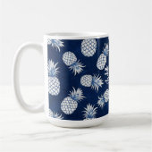 Tropical Pineapple with Name – Watercolor Style Koffiemok (Links)