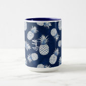 Tropical Pineapple with Name – Watercolor Style Mok (Midden)