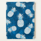Tropical Pineapple with Name – Watercolor Style Planner (Achterkant)