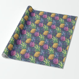 Tropical Pineapple Wrapping Paper Cadeaupapier