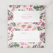 Tropical Place Card Plaatskaartje (Buitenkant ongevouwen)