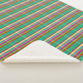 Tropical Plaid FAITT Sherpa Deken (3/4)
