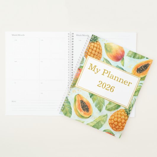 Tropical Planner – Pineapple, Mango & Papaya  (Display)