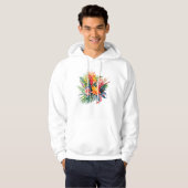Tropical Plant Hooded Sweatshirt (Voorkant volledig)