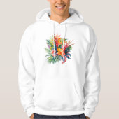 Tropical Plant Hooded Sweatshirt (Voorkant)