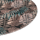 Tropical plants, jungle, tropics , beige ,leaves  snijplank (Hoek)