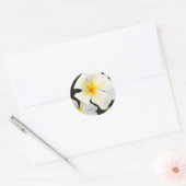 Tropical Plumeria Flower Sticker (Envelop)