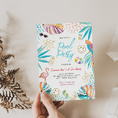 Tropical Pool Party Verjaardag uitnodiging