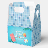 Tropical Pool Party Zomer Vrijgezellenfeest Bedankdoosjes (Geopend)