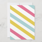 Tropical Pool Party Zomer Zwembad Verjaardag Kaart (Achterkant)