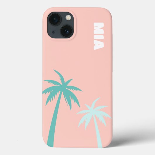 Tropical Preppy Telefoon Case (Achterkant)
