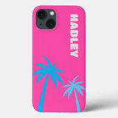 Tropical Preppy Telefoon Case (Achterkant)
