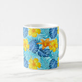 Tropical Print Coffee Mok (Voorkant rechts)