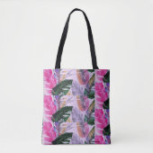 Tropical Print Pattern Canvas tas (Voorkant)