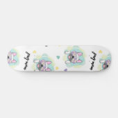 Tropical Pug Pattern Persoonlijk Skateboard (Horizontaal)