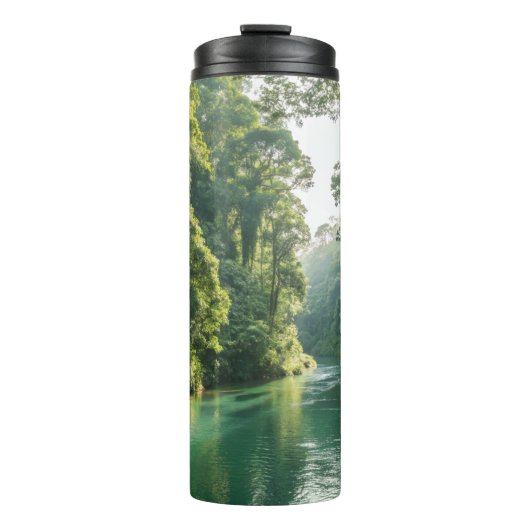Tropical River Stainless Steel Travel Mug Thermosbeker (Voorkant)