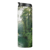 Tropical River Stainless Steel Travel Mug Thermosbeker (Geroteerd rechts)