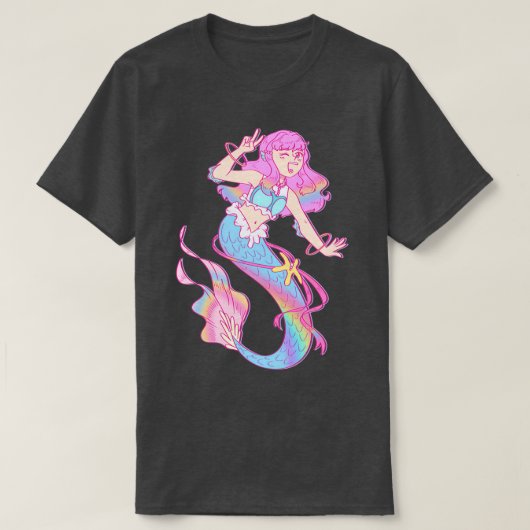 Tropical Rouge Precure Mermaid Laura T-shirt (Design voorkant)