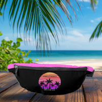 Tropical roze zwart palmbomen aangepaste meisjes r