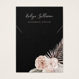 Tropical rozen ketting display kaart