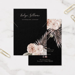 Tropical rozen ketting display kaart