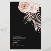 Tropical rozen prijslijst flyer (Achterkant)