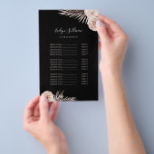 Tropical rozen prijslijst flyer (Hand)