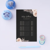 Tropical rozen prijslijst flyer (Enkel)