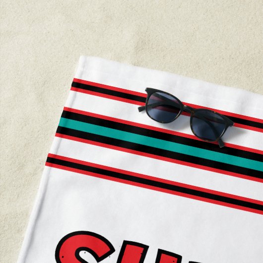 Tropical Rush: zonsondergang en Surf Strandlaken (In situ)