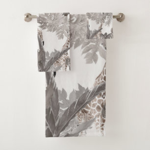 Tropical Safari Adventure 2 #art #tropisch Bad Handdoek