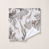 Tropical Safari Adventure 2 #art #tropisch Bad Handdoek (Wasdoekje)
