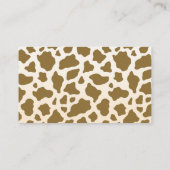 Tropical Safari Giraffe Baby shower Diaper Raffle Informatiekaartje (Achterkant)