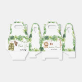 Tropical Safari Oerwoud Animals Baby shower Bedankdoosjes (Uitgevouwen)