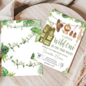 Tropical Safari Oerwoud Animals Baby shower Kaart