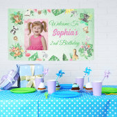 Tropical Safari Oerwoud Animals Kids Verjaardag Spandoek