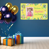 Tropical Safari Oerwoud Animals Kids Verjaardag Spandoek