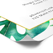 Tropical Salon prijslijst Poster (Hoek)