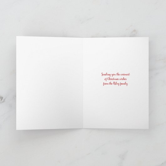 Tropical Sand Snowman with Christmas palm tree Kaart (Binnen)