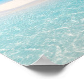 Tropical Sandbar Turquoise Ocean Poster (Hoek)