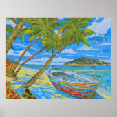 Tropical Scene  Poster (Voorkant)