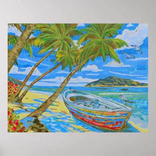 Tropical Scene  Poster (Voorkant)