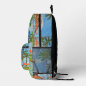 Tropical Scene-rugzak Bedrukte Rugzak (Rechts)