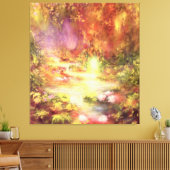Tropical Scenery 1990 Canvas Afdruk (Insitu (Woonkamer))