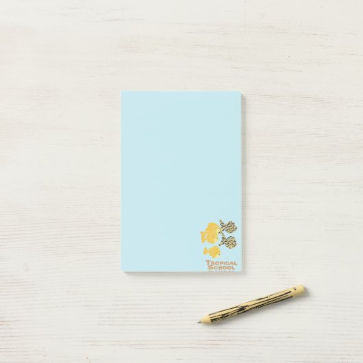 Tropical School Post-It Notes (Op bureau)
