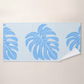 Tropical seamless etnische pattern with exotic lea badhanddoek (Badhanddoek)