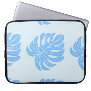 Tropical seamless etnische pattern with exotic lea laptop sleeve
