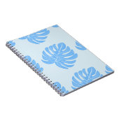 Tropical seamless etnische pattern with exotic lea notitieboek (Rechterzijde)