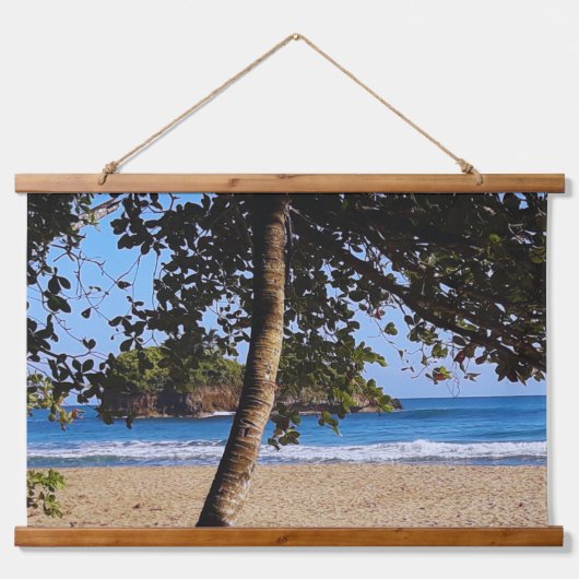 tropical serenity beach hangend wandkleed (Voorkant)