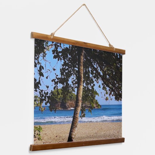 tropical serenity beach hangend wandkleed (Gebogen)